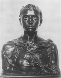 Buste van Paul Claudel als adolescent
